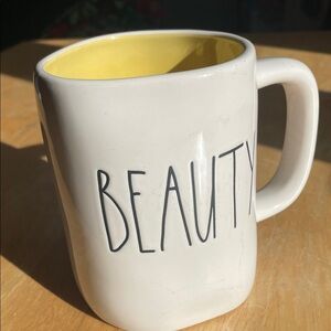 Beauty Mug with Yellow Interior